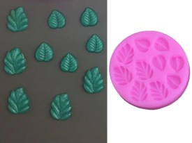 Molde silicona 10 hojas chicas